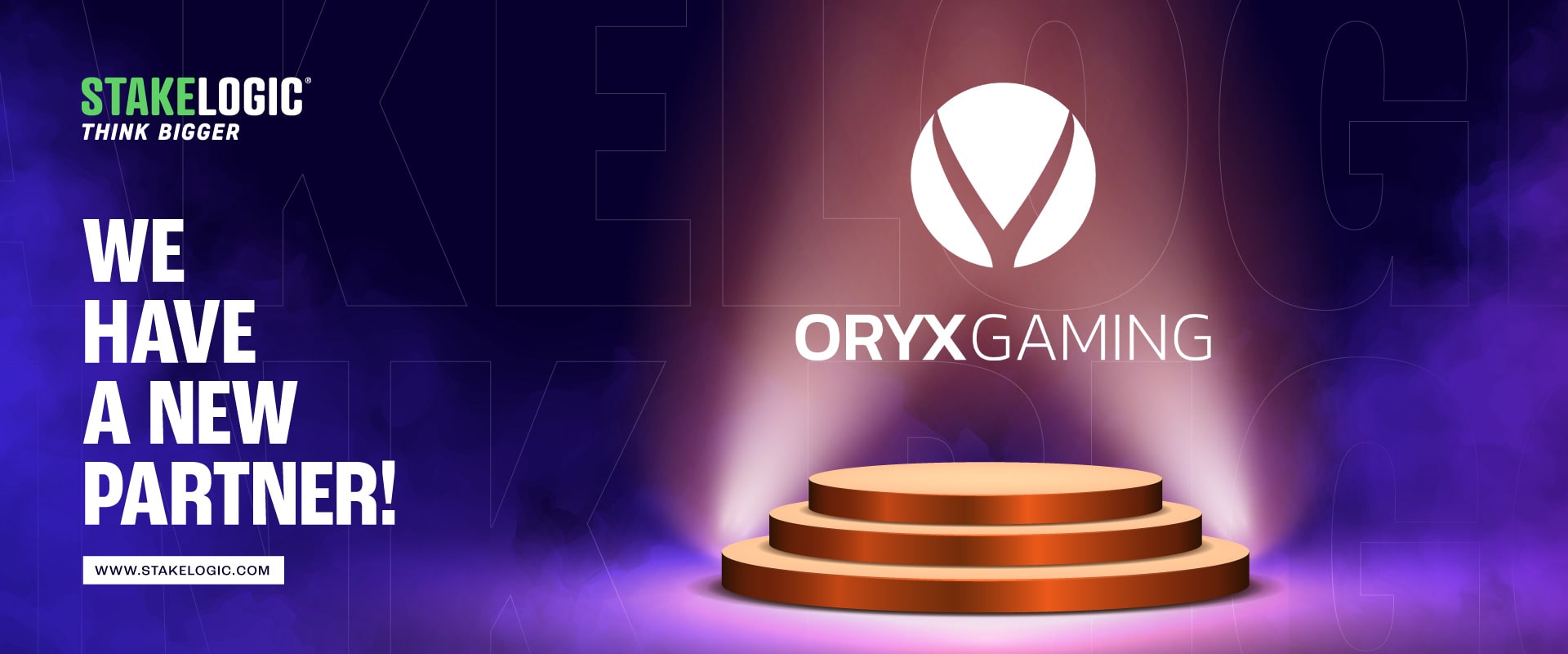 Stakelogic agrees new partnership deal with ORYX Gaming at iGB Live in Amsterdam