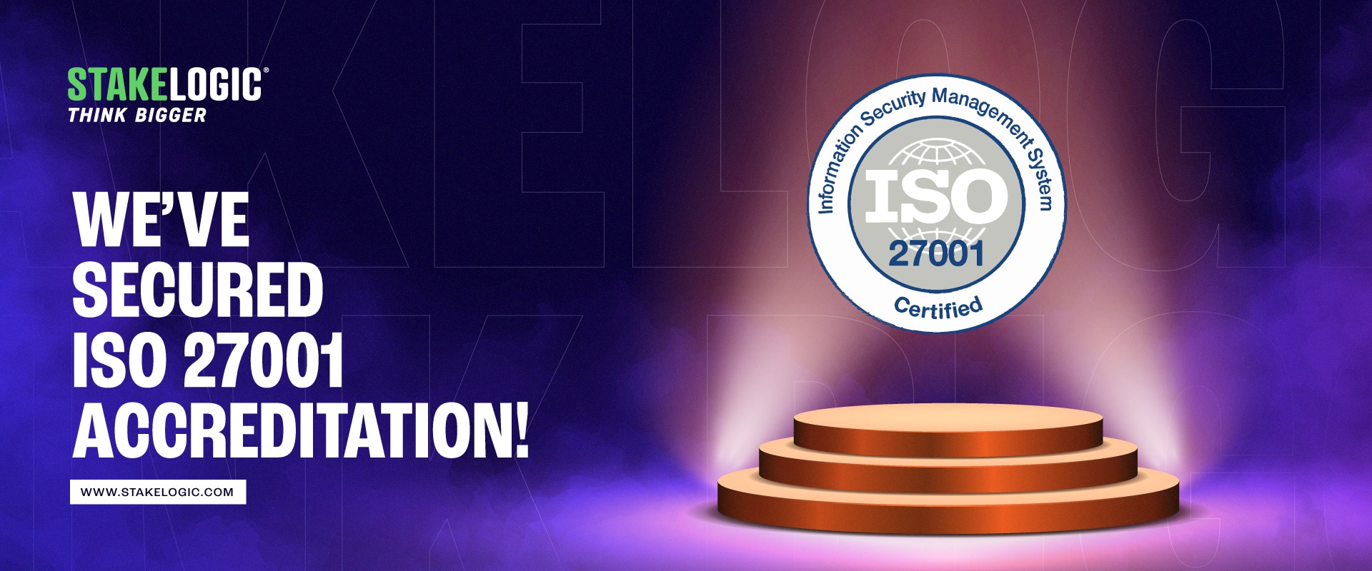 Stakelogic secures ISO 27001 accreditation