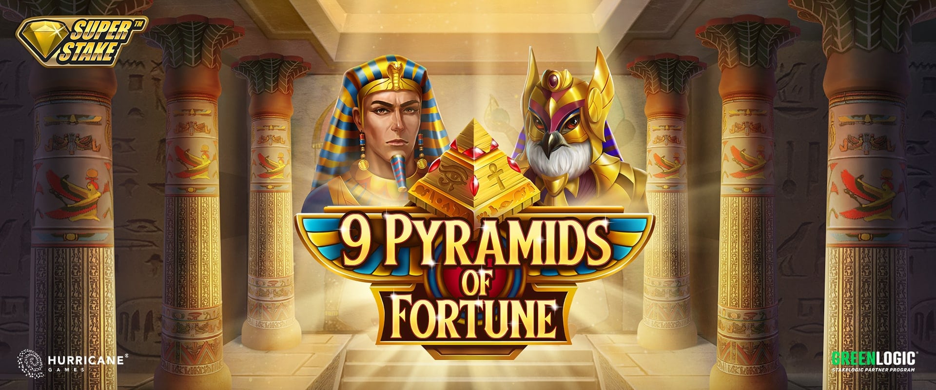 Climb the 9 Pyramids of Fortune in Stakelogic and Hurricane Games’ latest slot