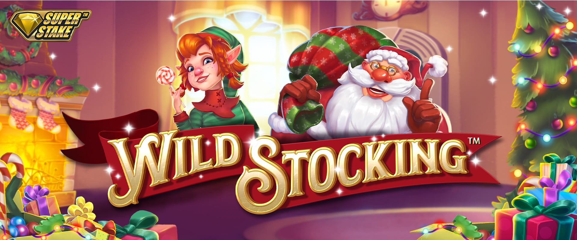 Unwrap a festive fortune in Wild Stocking by Stakelogic