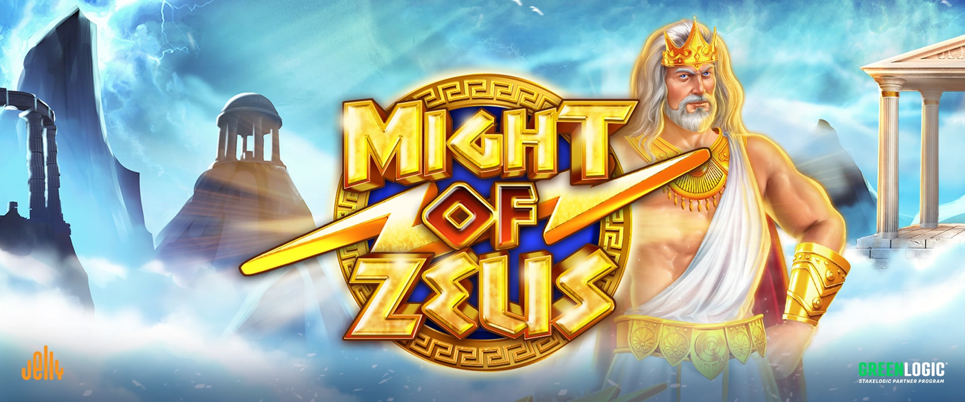 Stakelogic and Jelly light up the heavens in Might of Zeus slot