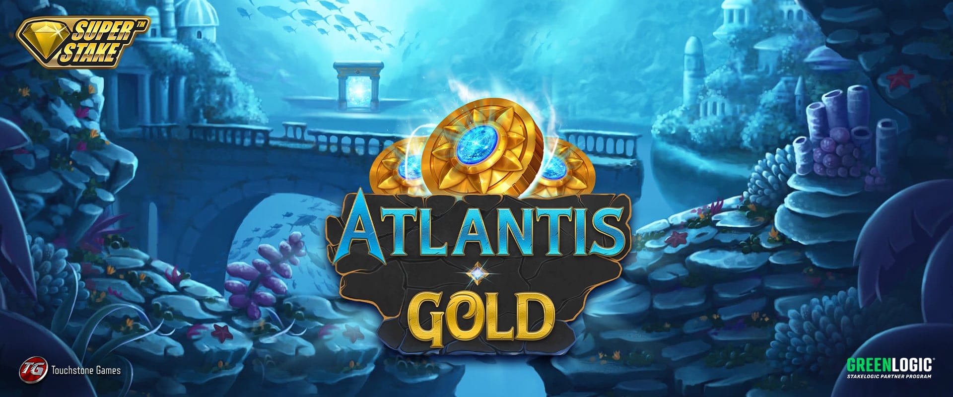 Discover lost treasures in Atlantis Gold from Stakelogic