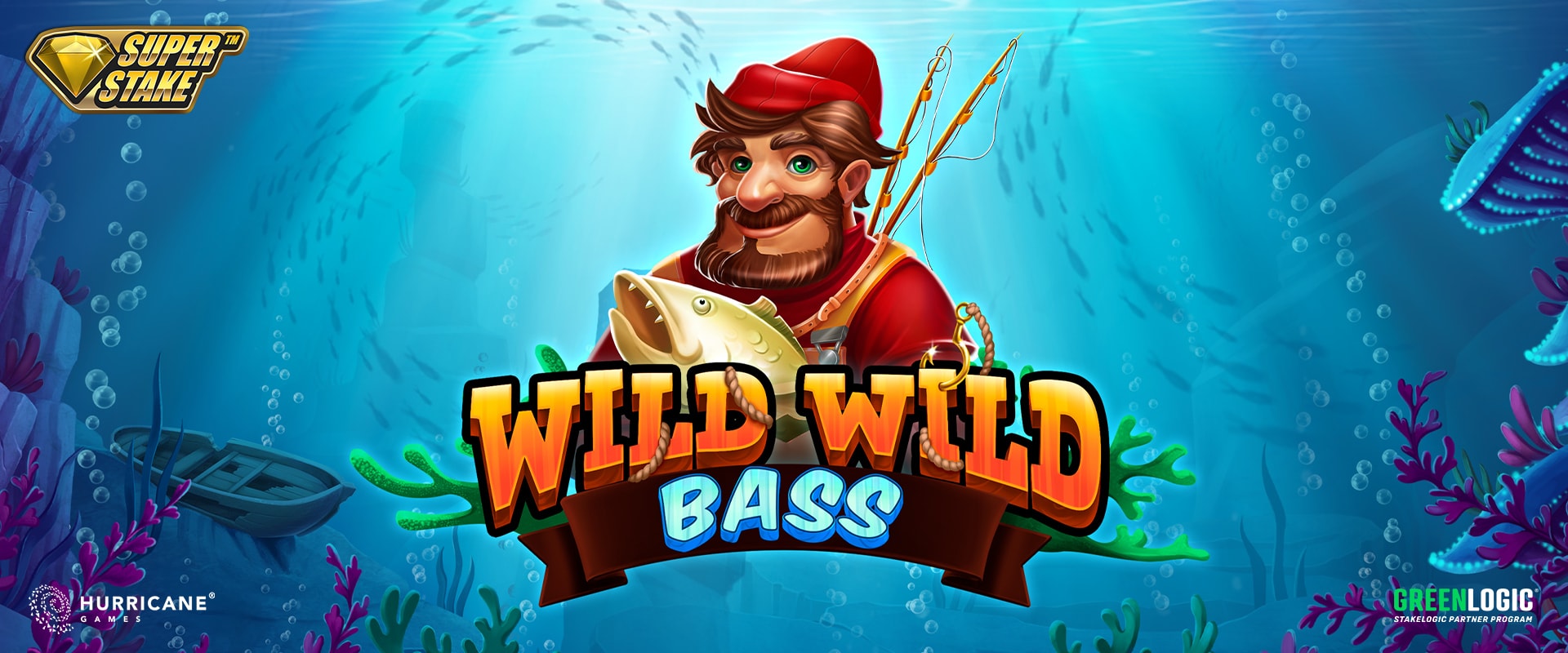 Reel in the big wins with Wild Wild Bass from Stakelogic