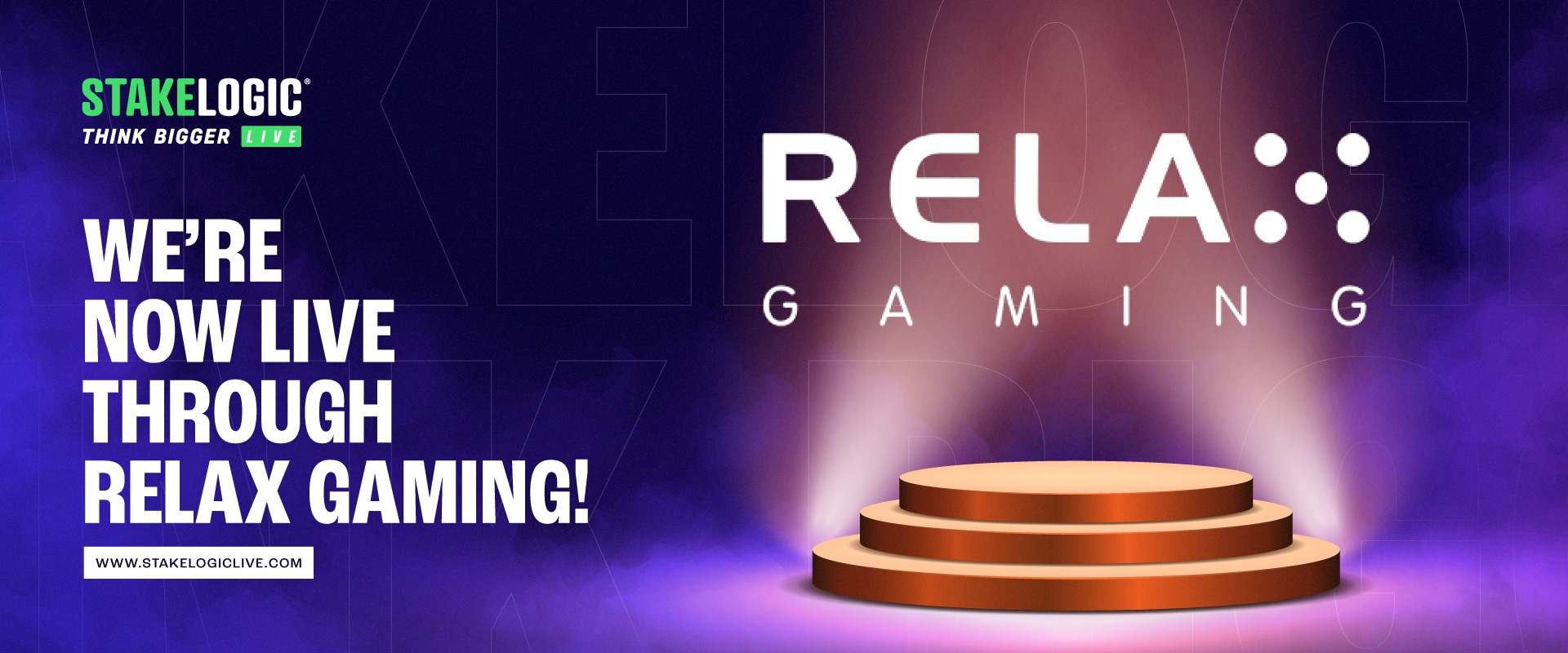 Stakelogic Live now available via Relax Gaming