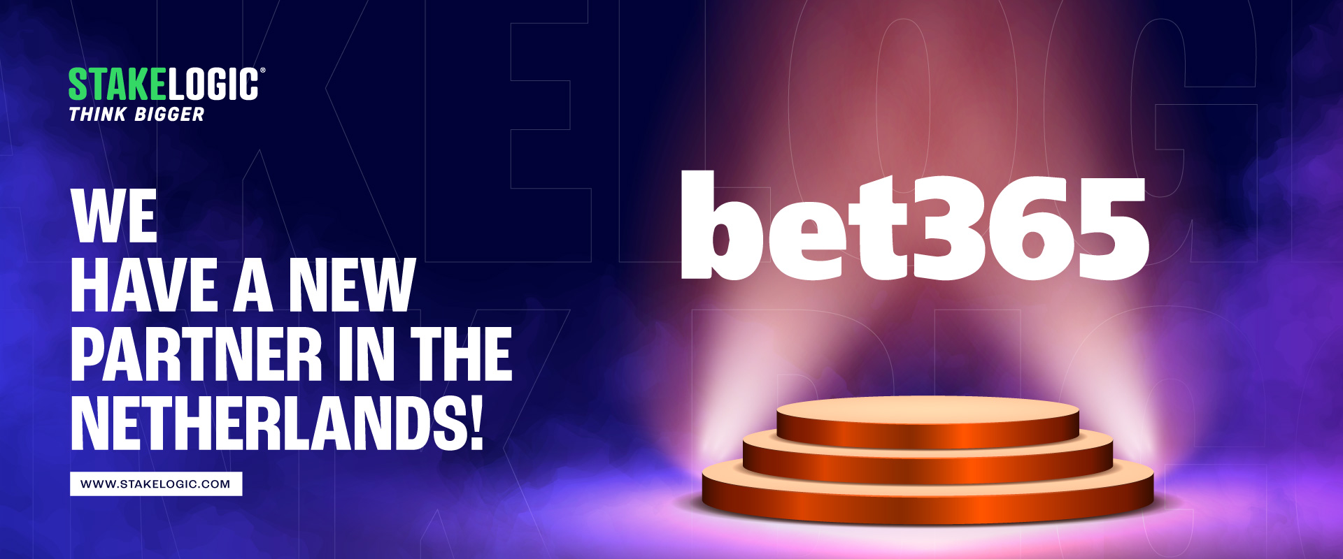 Stakelogic unites with bet365 in the Netherlands