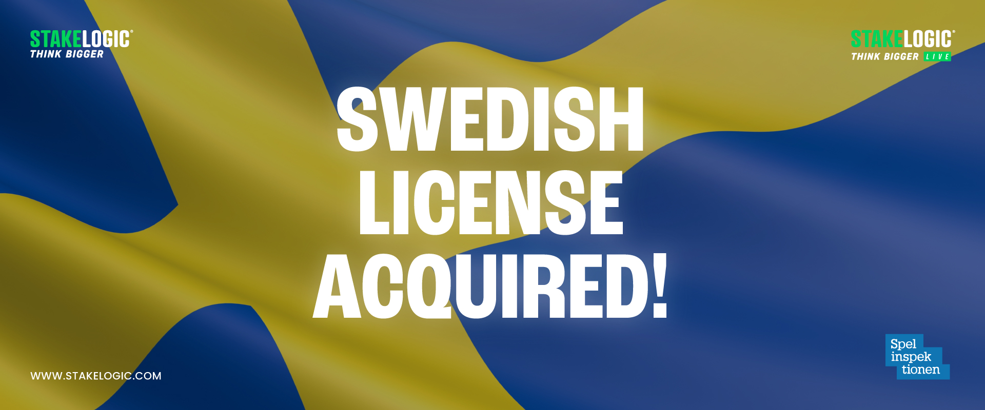 Swedish Regulator gives Stakelogic its Seal of Approval!