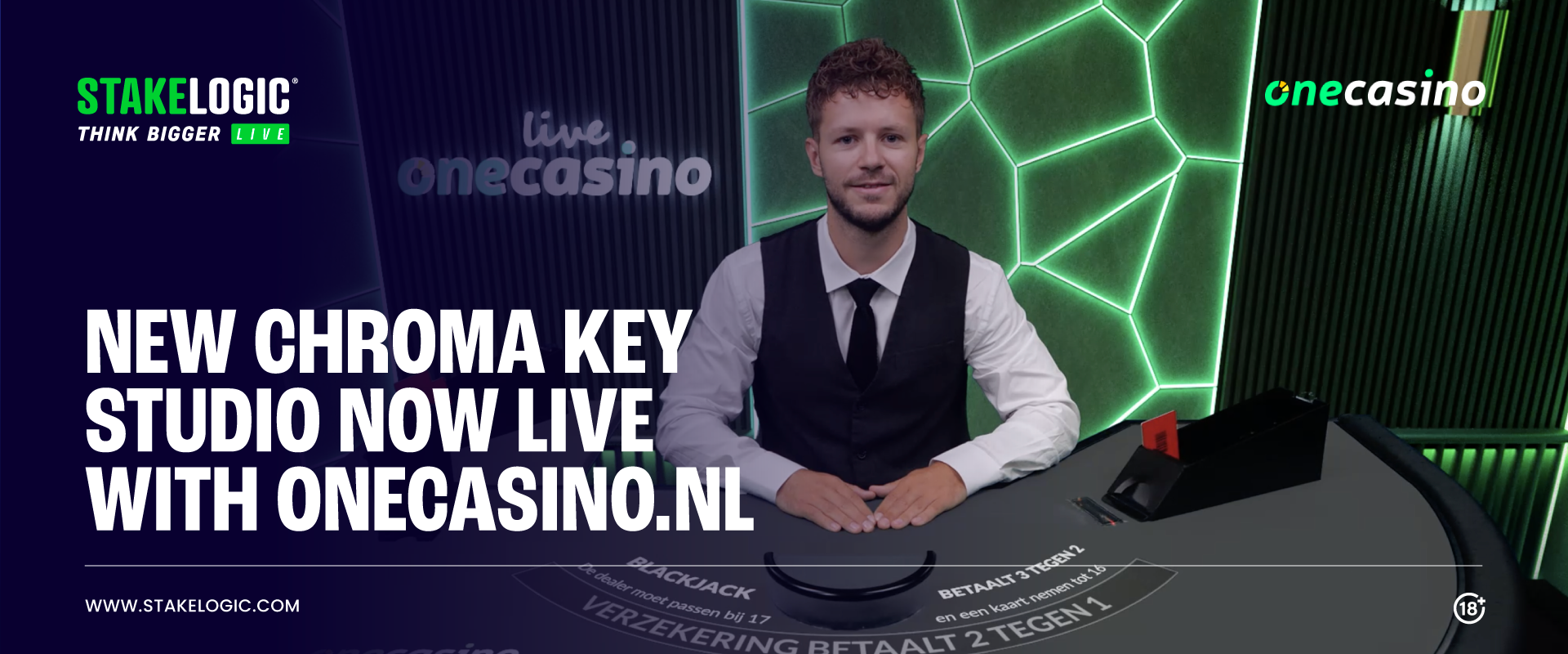 Stakelogic Live Expands its Chroma Key Studio Presence once more with OneCasino