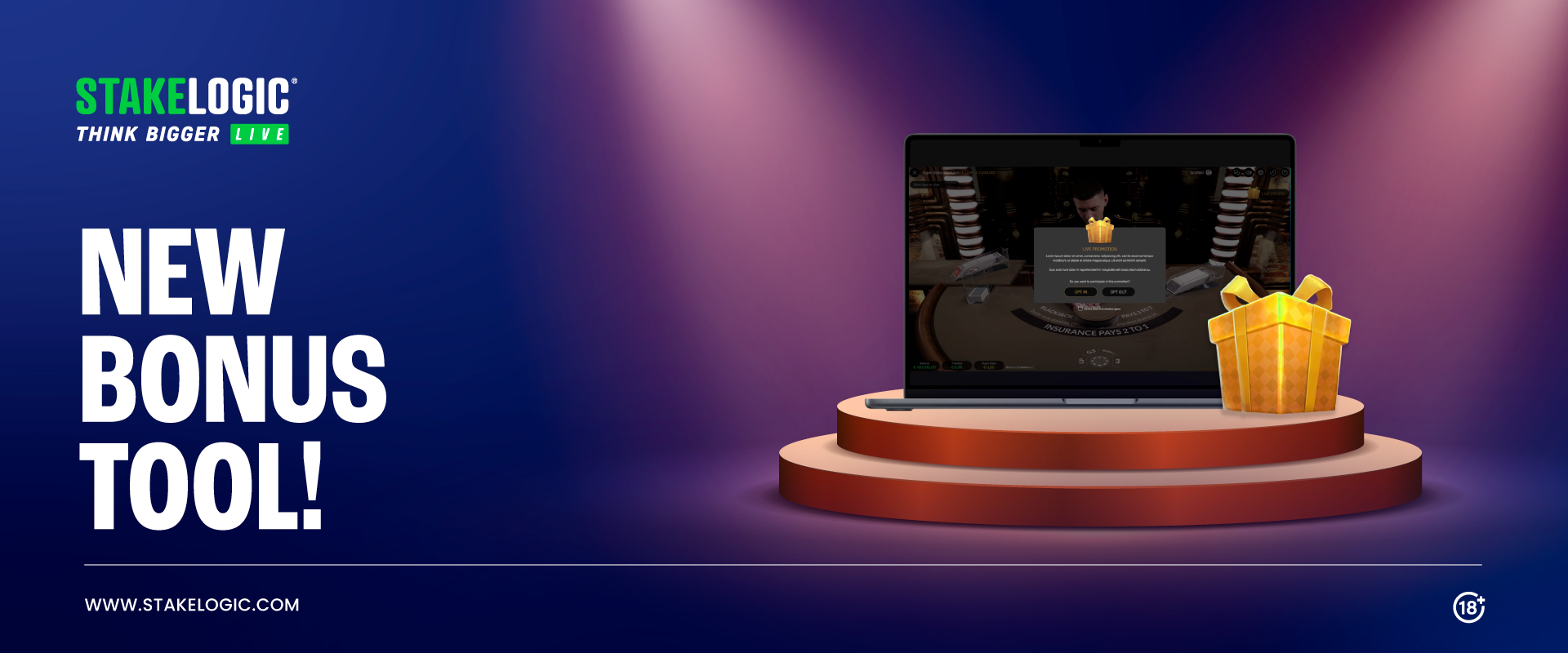 Stakelogic Live debuts Live Casino Bonus Tool