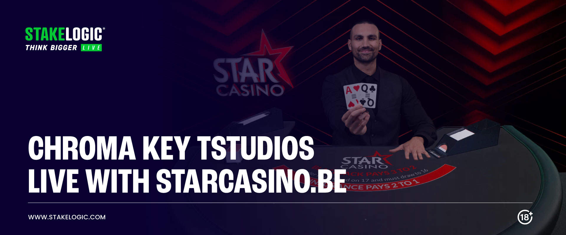 Stakelogic Live Expands its Chroma Key Presence in Belgium with Starcasino