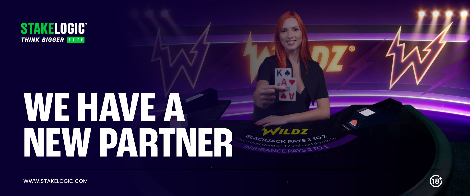 Go Wildz! Stakelogic Live partners with popular online casino