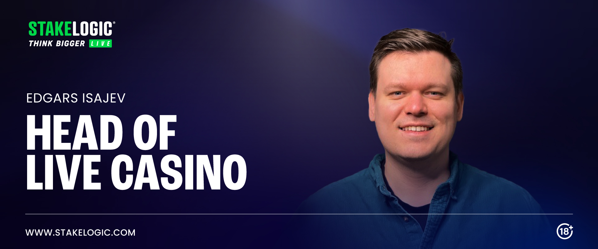 Stakelogic Live Appoints Edgars Isajevs As New Head Of Live Casino