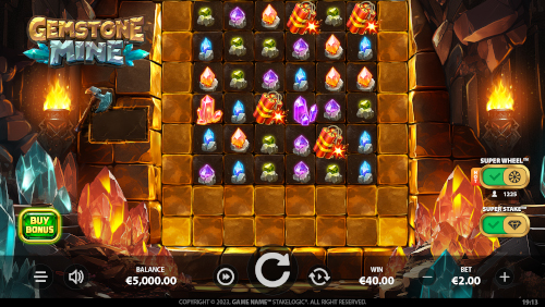 Gemstone Mine - Free Spins