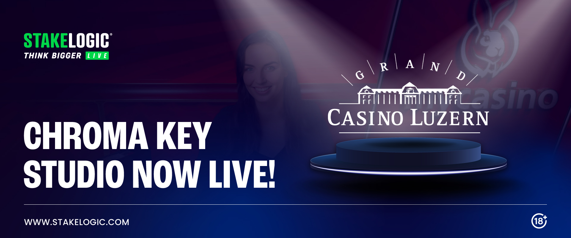 Grand Casino Luzern Enhances its Live Casino Experience with Stakelogic’s Chroma Key Studio