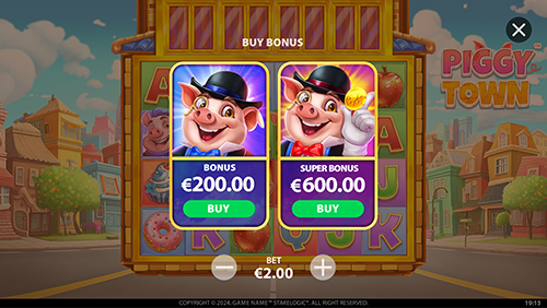 Piggy Town - Buy Bonus