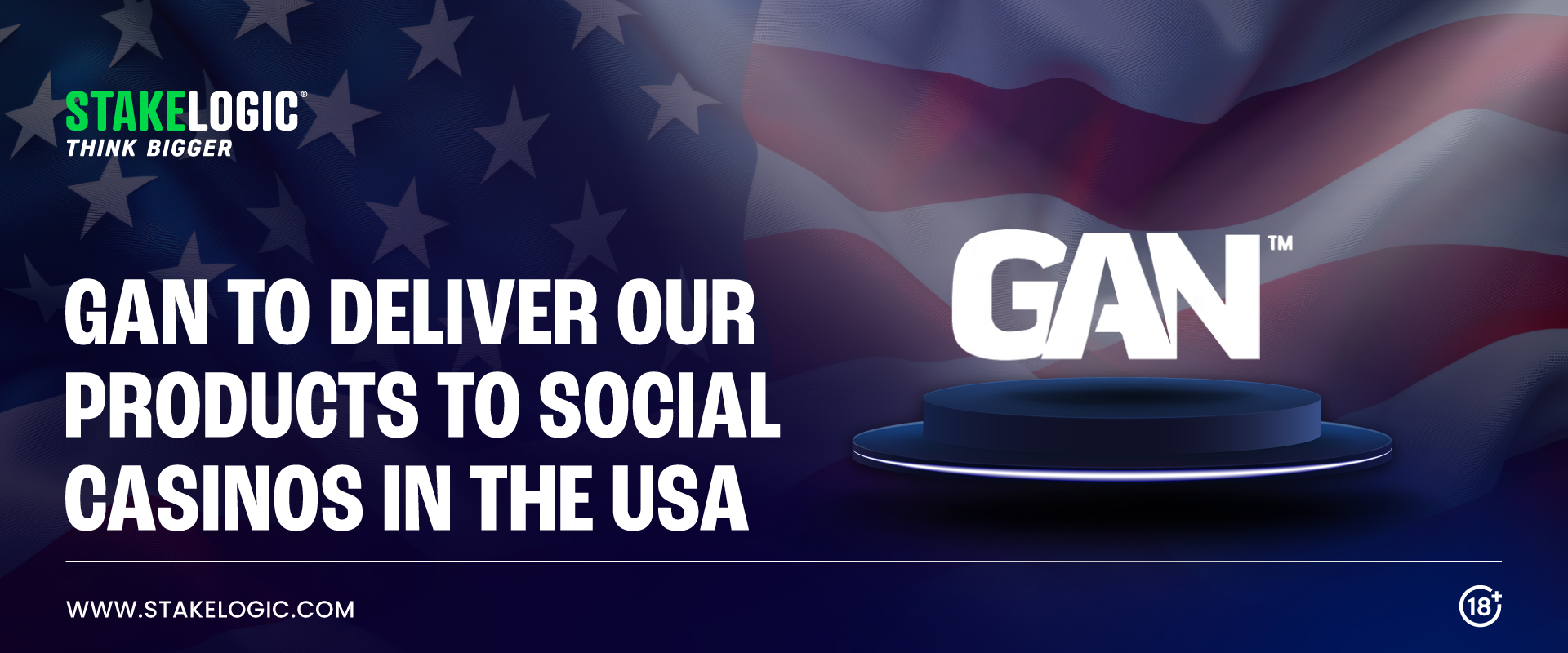 Stakelogic Partners with GAN to Deliver Slots and Live Casino to the US Social Casino Market